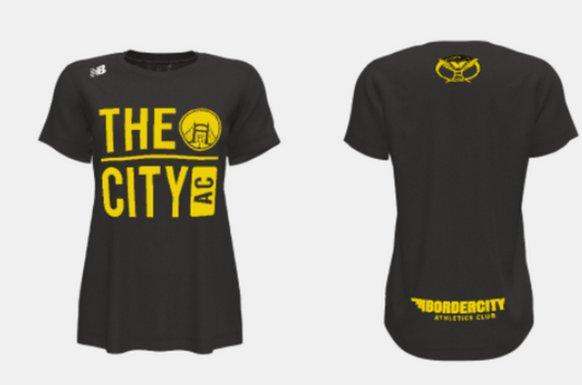 Women's "THE CITY AC" T-Shirt - Black